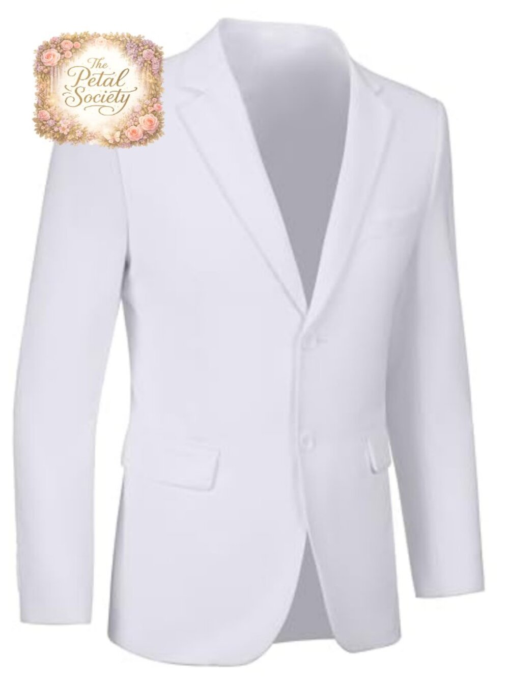 Mens 2 Button Notch Lapel Blazer Sport Coat Prom Party Business